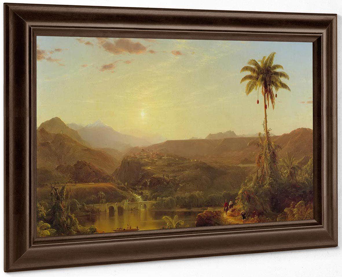 The Cordilleras Sunrise By Fredric Edwin Church Fine Art Print