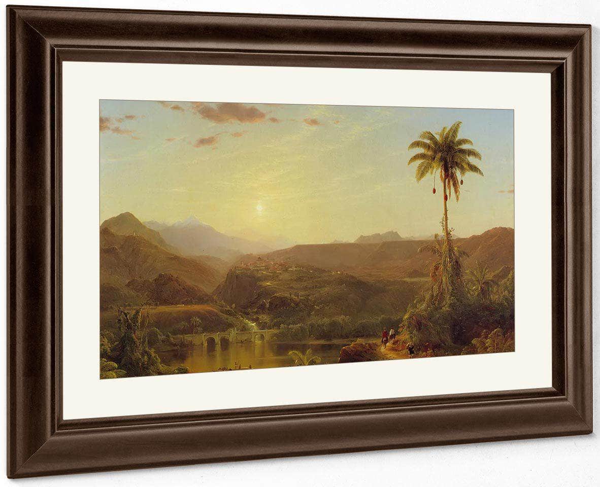 The Cordilleras Sunrise By Fredric Edwin Church Fine Art Print