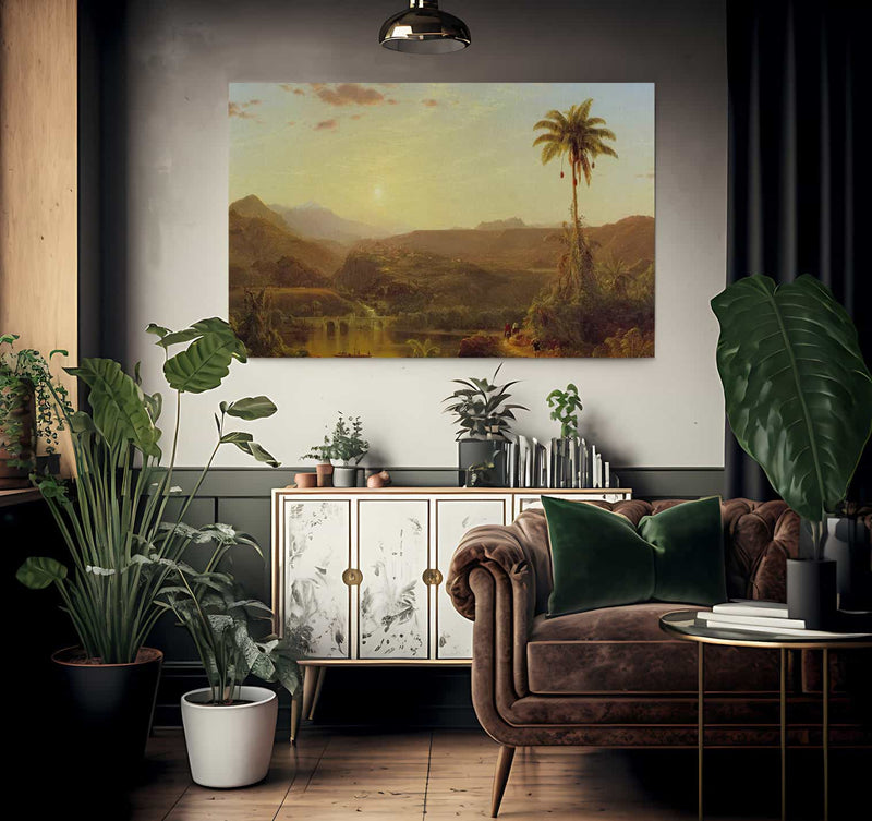 The Cordilleras Sunrise By Fredric Edwin Church Fine Art Print