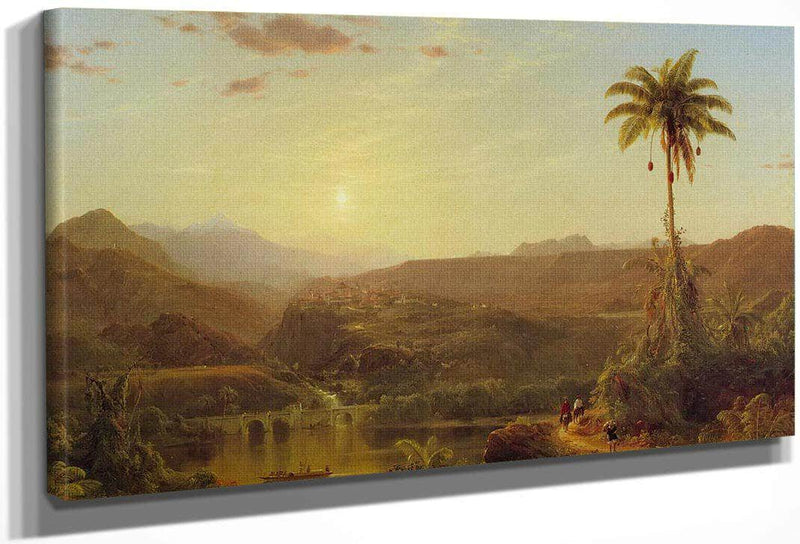 The Cordilleras Sunrise By Fredric Edwin Church Fine Art Print