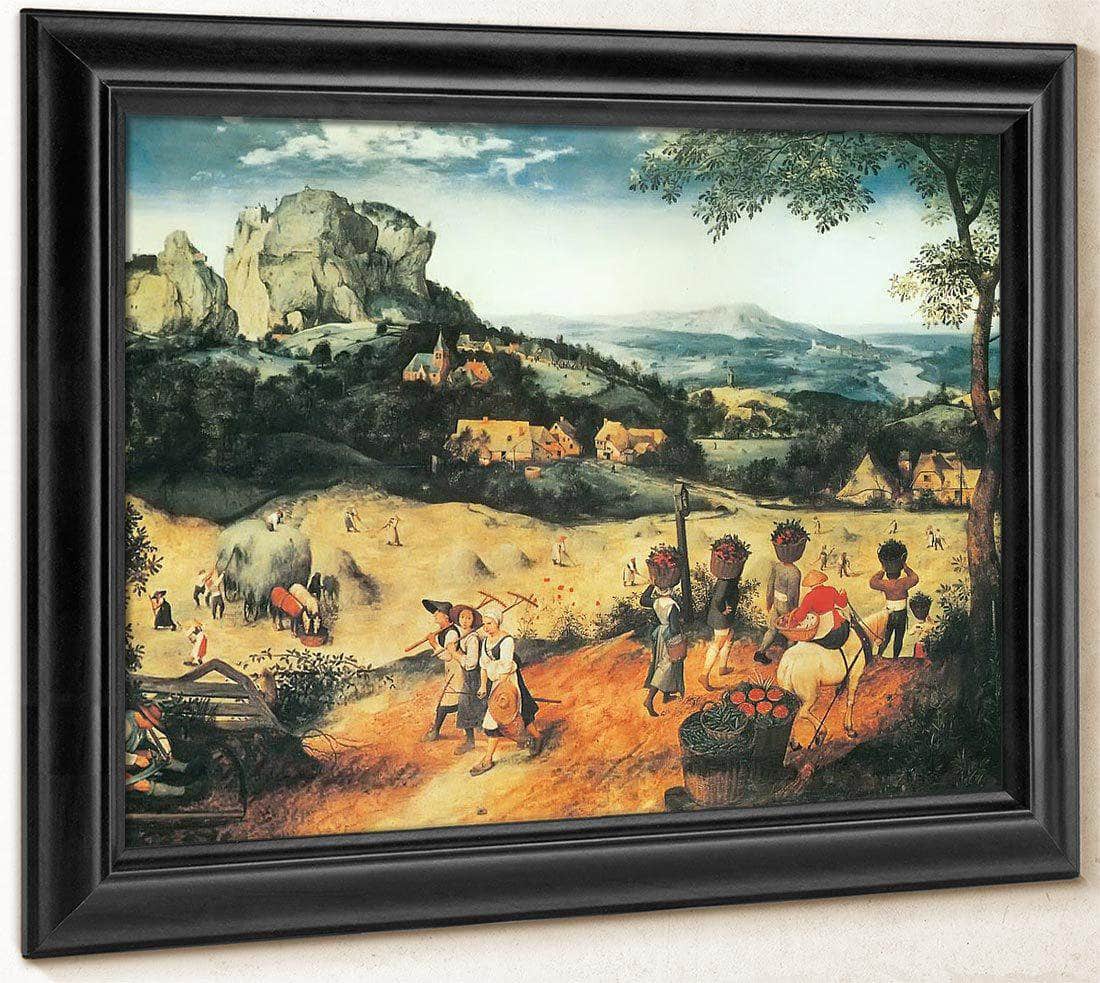 The Corn Harvest 2 1565 By Pieter Bruegel Fine Art Print