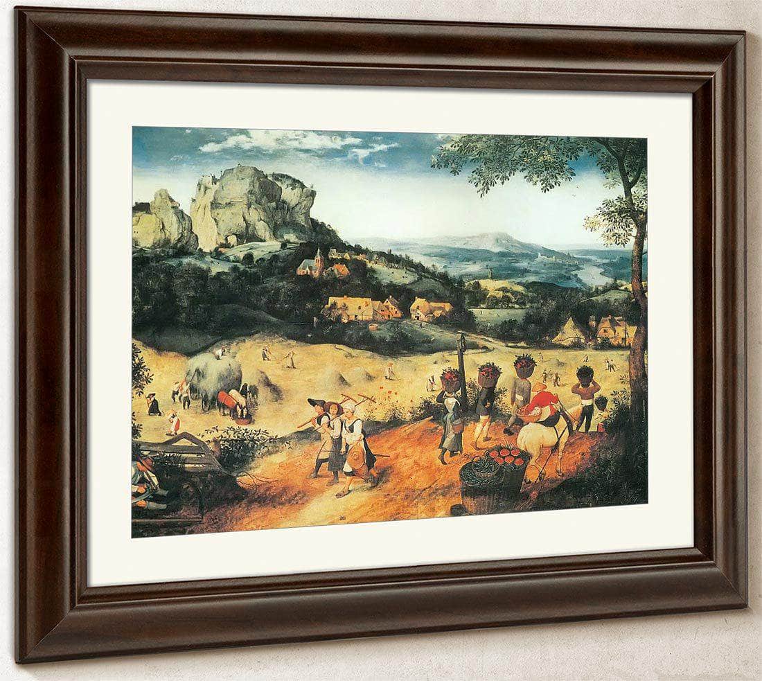 The Corn Harvest 2 1565 By Pieter Bruegel Fine Art Print