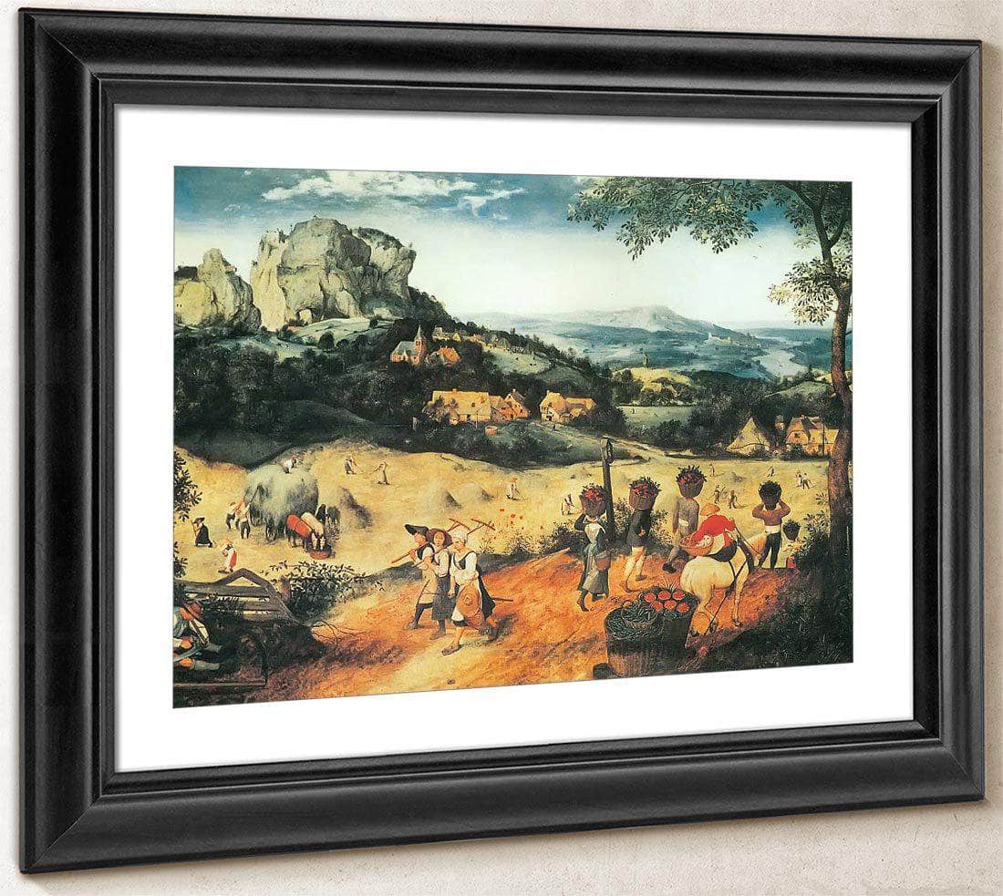 The Corn Harvest 2 1565 By Pieter Bruegel Fine Art Print