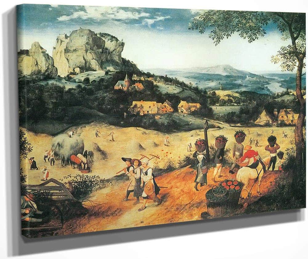 The Corn Harvest 2 1565 By Pieter Bruegel Fine Art Print