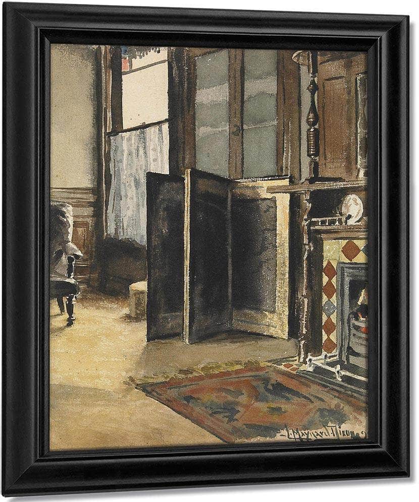 The Corner Of A Room 1892 By Maynard Dixon Fine Art Print