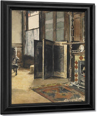 The Corner Of A Room 1892 By Maynard Dixon Fine Art Print