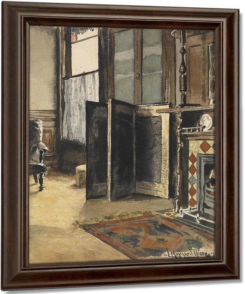 The Corner Of A Room 1892 By Maynard Dixon Fine Art Print