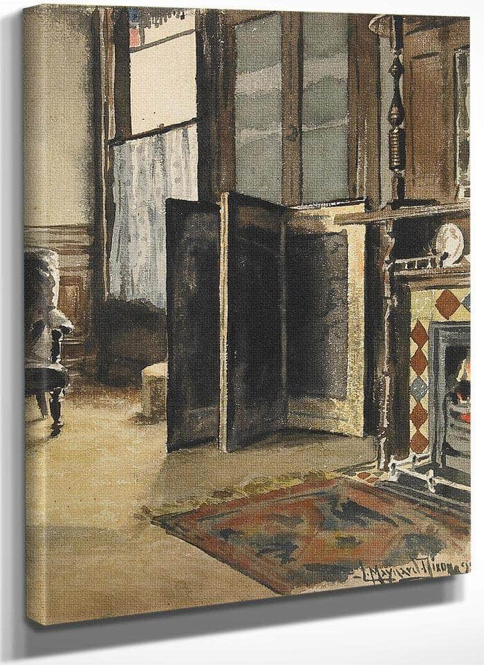 The Corner Of A Room 1892 By Maynard Dixon Fine Art Print