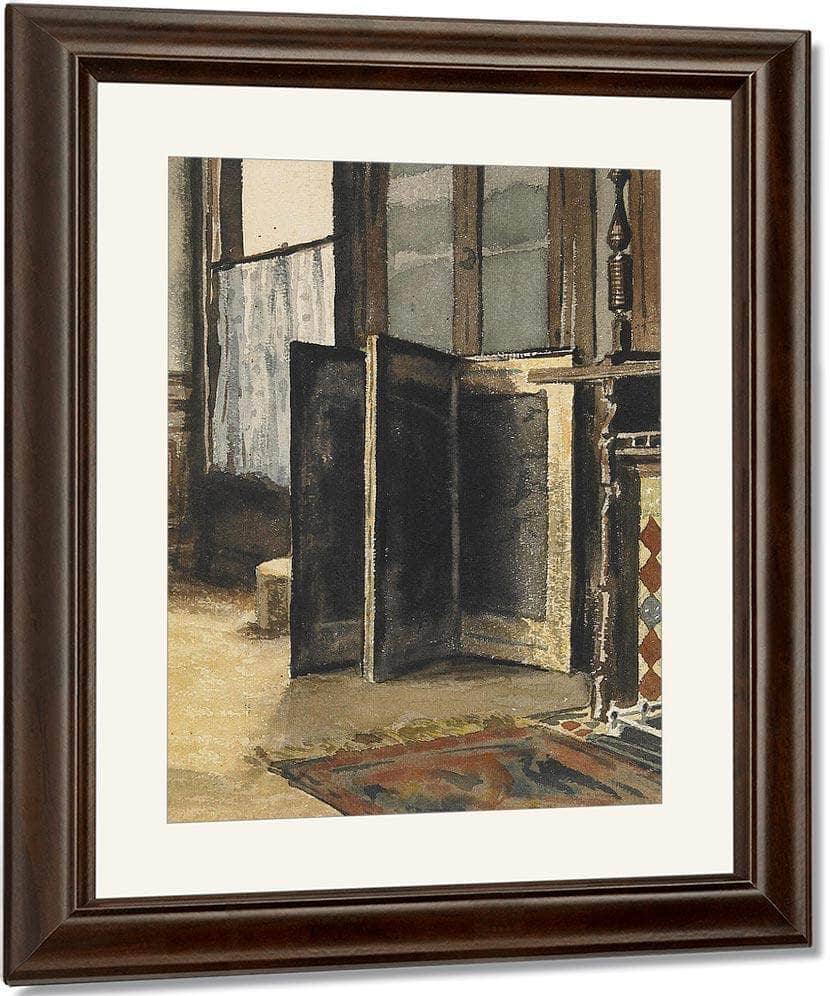 The Corner Of A Room 1892 By Maynard Dixon Fine Art Print