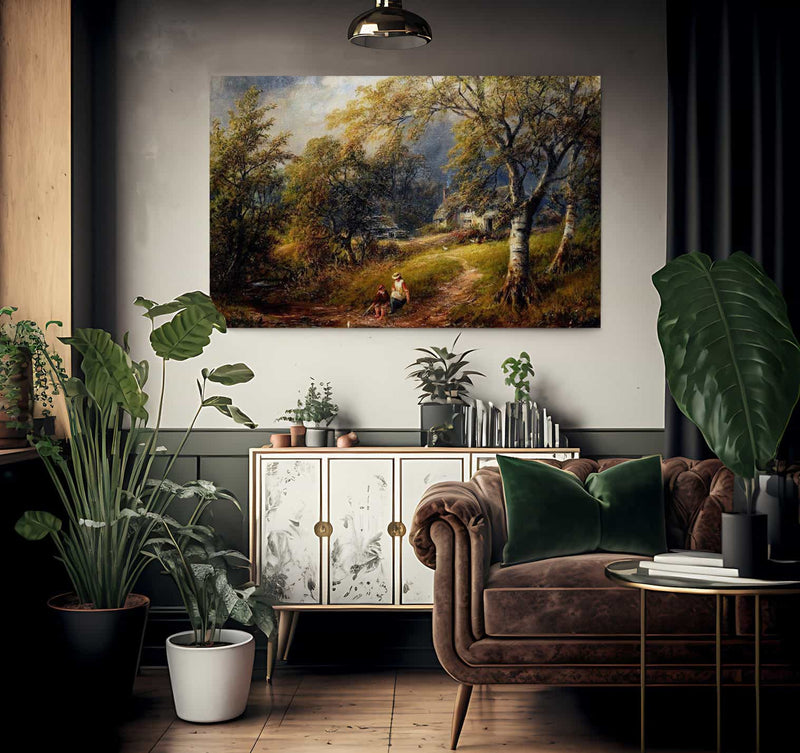 The Cottage By George Turner Fine Art Print