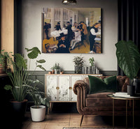 The Cotton Exchange At New Orleans By Edgar Degas Fine Art Print