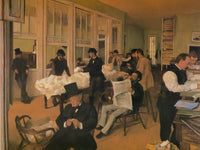 The Cotton Market, New Orleans By Edgar Degas Fine Art Print