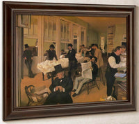 The Cotton Market, New Orleans By Edgar Degas Fine Art Print
