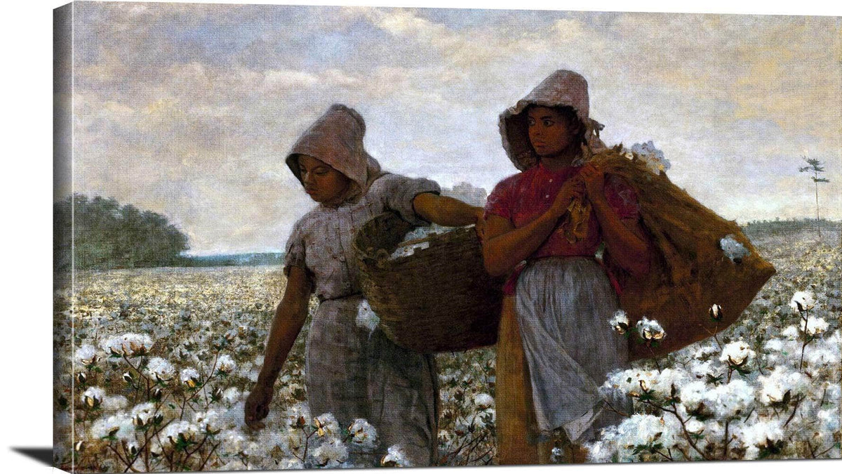 The Cotton Pickers Painting Winslow Homer Canvas Art Fine Art Print