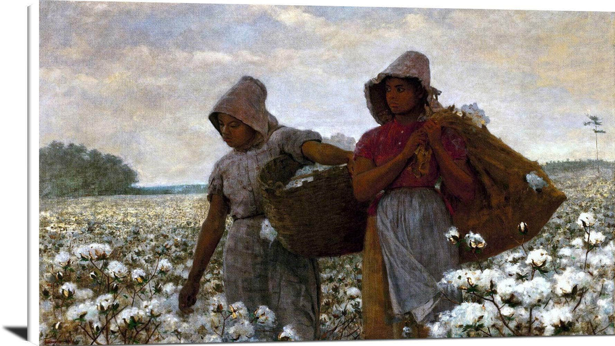 The Cotton Pickers Painting Winslow Homer Canvas Art Fine Art Print