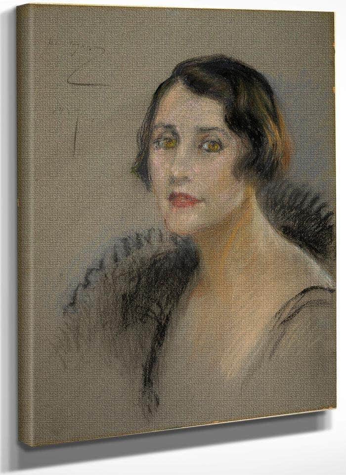 The Countess Carraciolo By Alice Pike Barney Fine Art Print