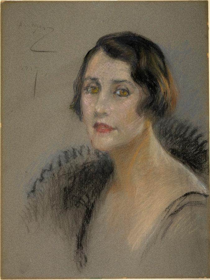 The Countess Carraciolo By Alice Pike Barney Fine Art Print