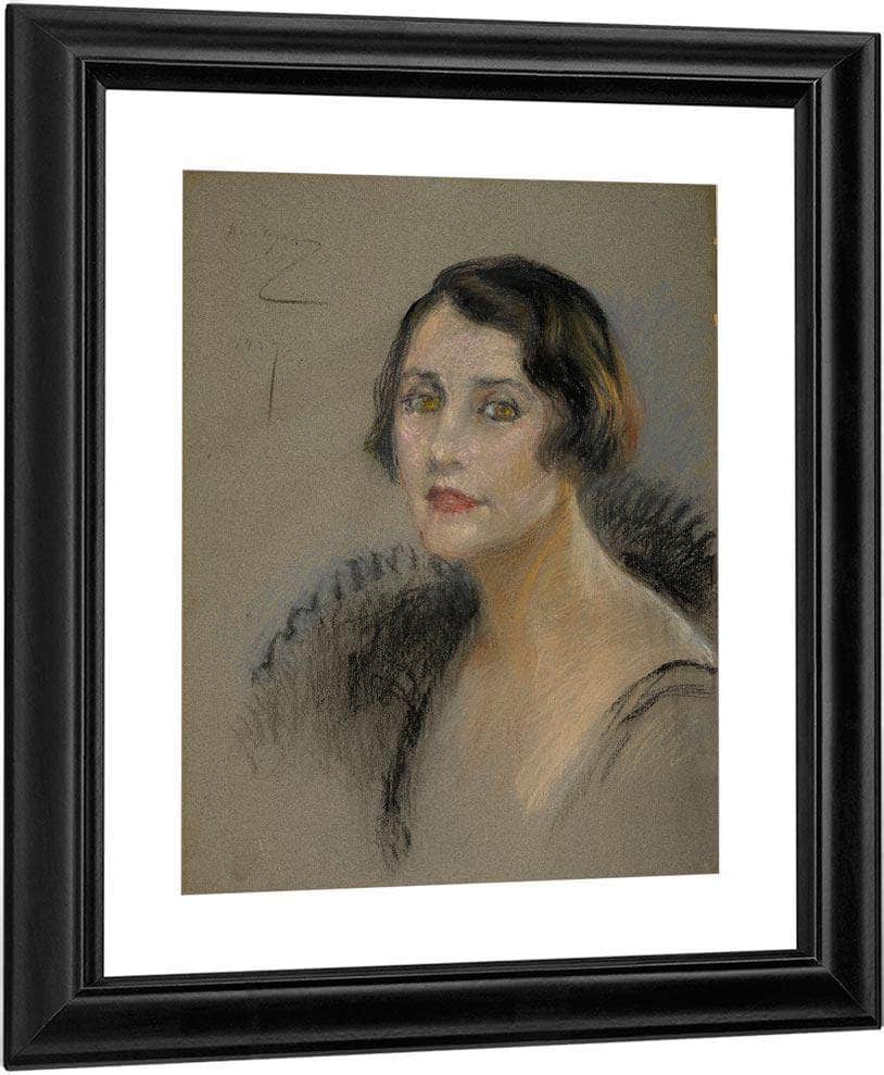 The Countess Carraciolo By Alice Pike Barney Fine Art Print