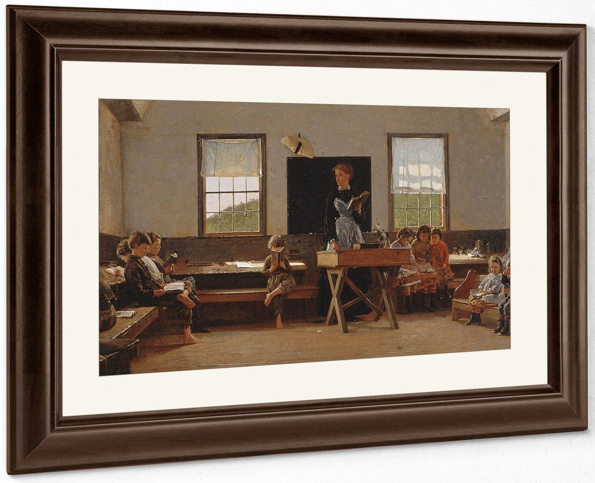 The Country School By Winslow Homer Fine Art Print