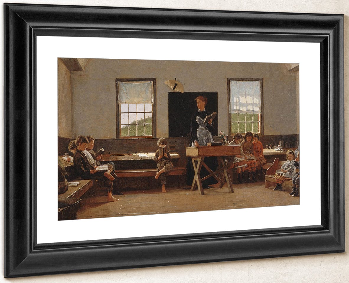 The Country School By Winslow Homer Fine Art Print