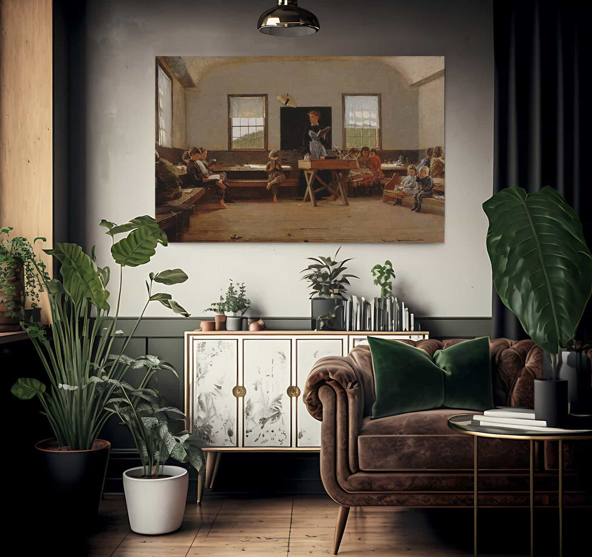 The Country School By Winslow Homer Fine Art Print