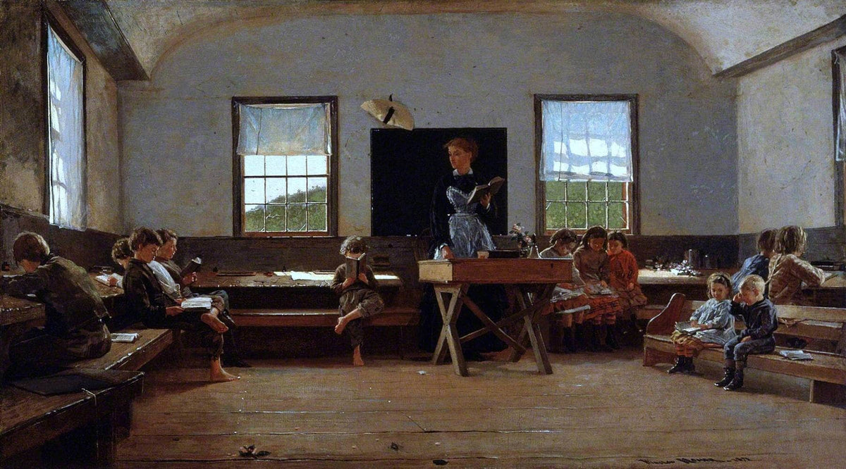 The Country School Painting Winslow Homer Canvas Art Fine Art Print
