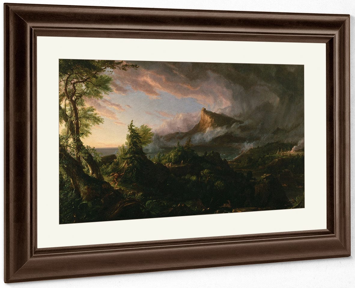 The Course Of Empire 1 The Savage State 1834 By Thomas Cole Fine Art Print