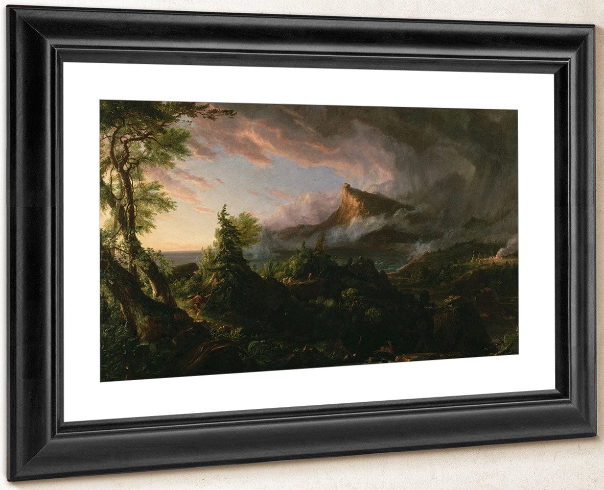 The Course Of Empire 1 The Savage State 1834 By Thomas Cole Fine Art Print