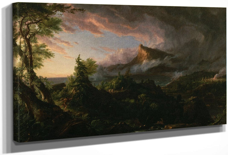 The Course Of Empire 1 The Savage State 1834 By Thomas Cole Fine Art Print