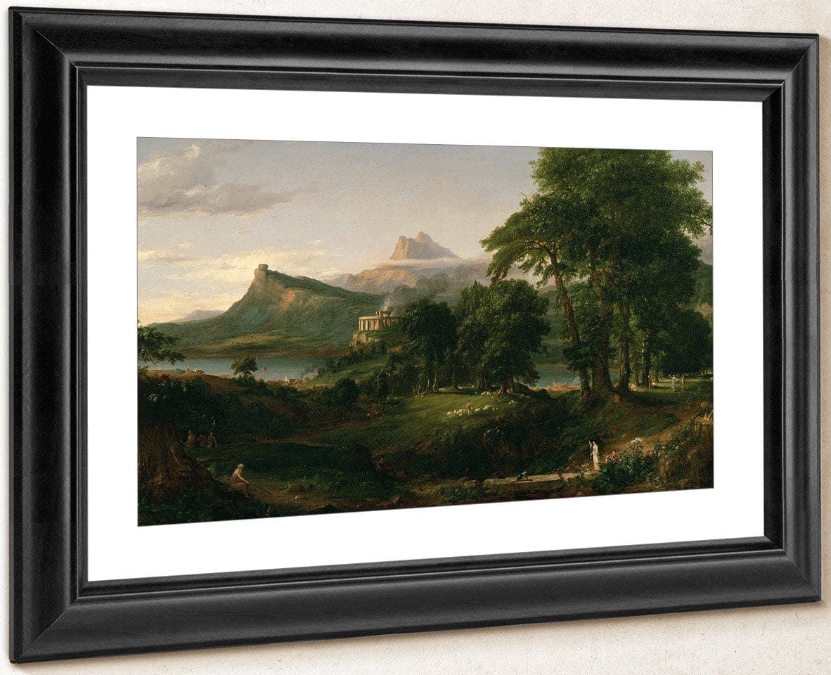 The Course Of Empire 2 The Pastoral State 1834 By Thomas Cole Fine Art Print