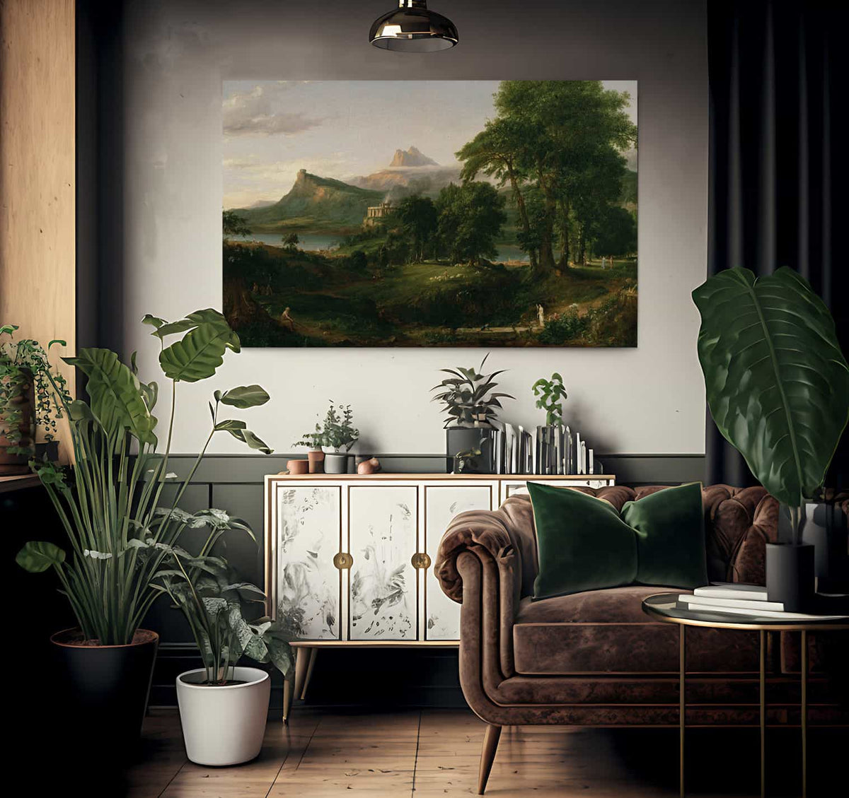 The Course Of Empire 2 The Pastoral State 1834 By Thomas Cole Fine Art Print