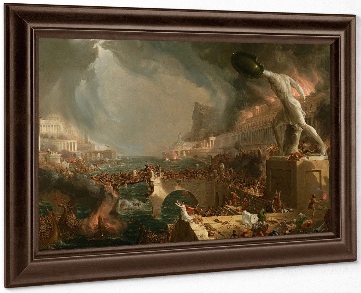 The Course Of Empire 4 Destruction 1836 By Thomas Cole Fine Art Print