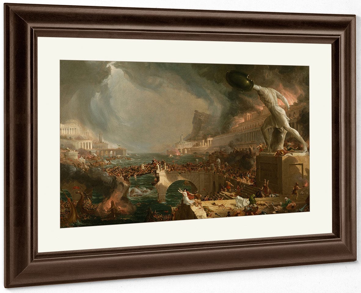 The Course Of Empire 4 Destruction 1836 By Thomas Cole Fine Art Print