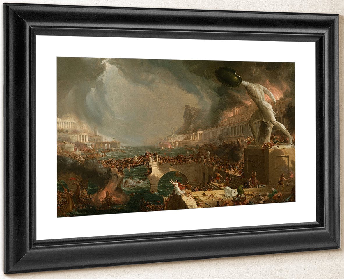 The Course Of Empire 4 Destruction 1836 By Thomas Cole Fine Art Print