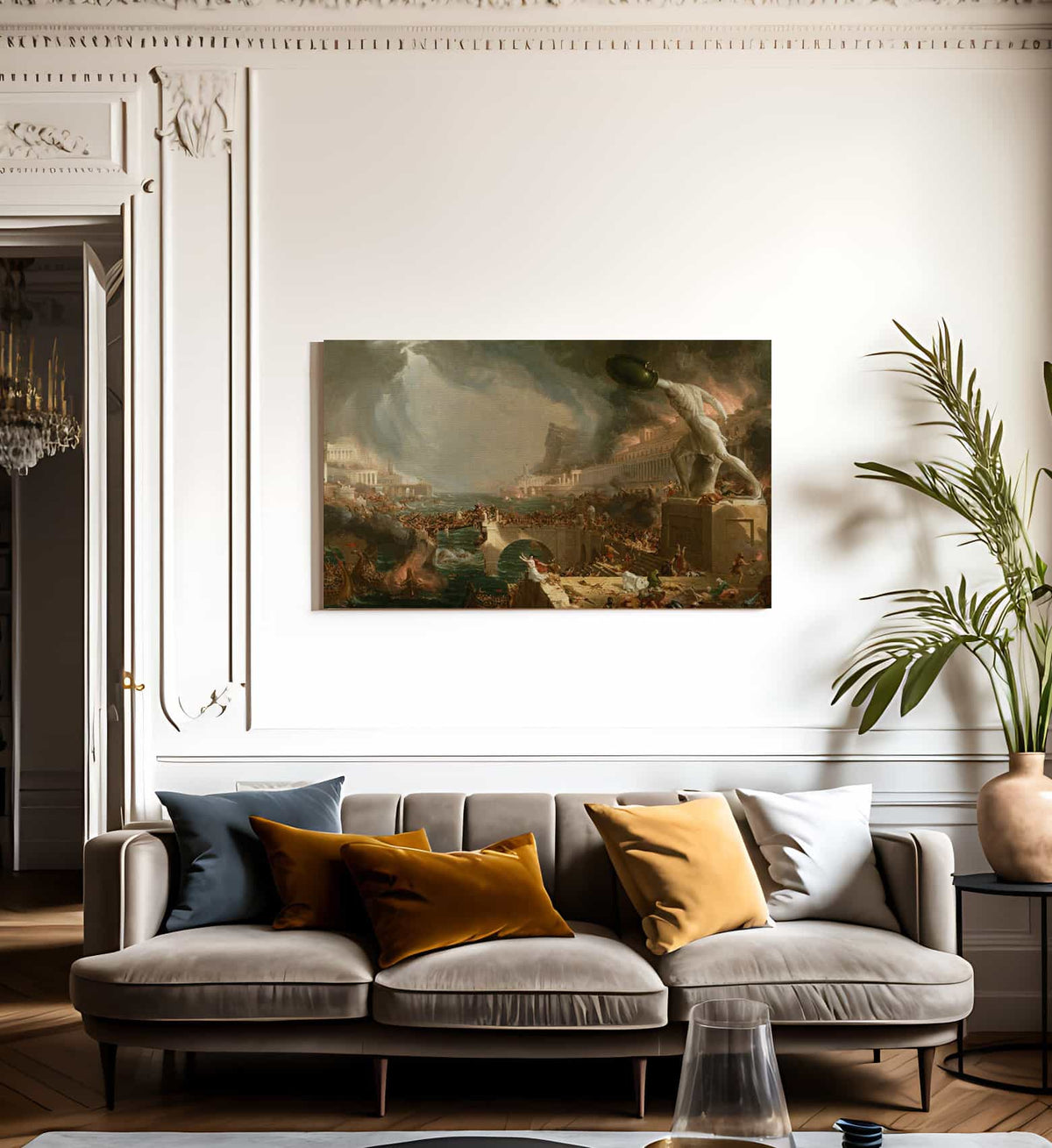 The Course Of Empire 4 Destruction 1836 By Thomas Cole Fine Art Print