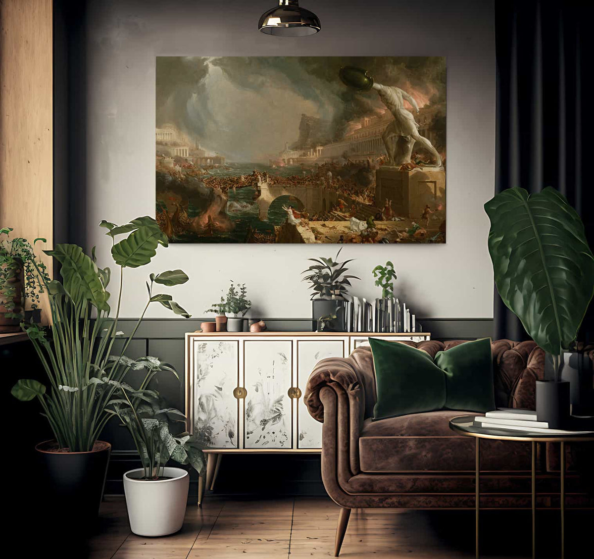 The Course Of Empire 4 Destruction 1836 By Thomas Cole Fine Art Print