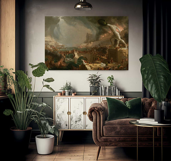 The Course Of Empire 4 Destruction 1836 By Thomas Cole Fine Art Print
