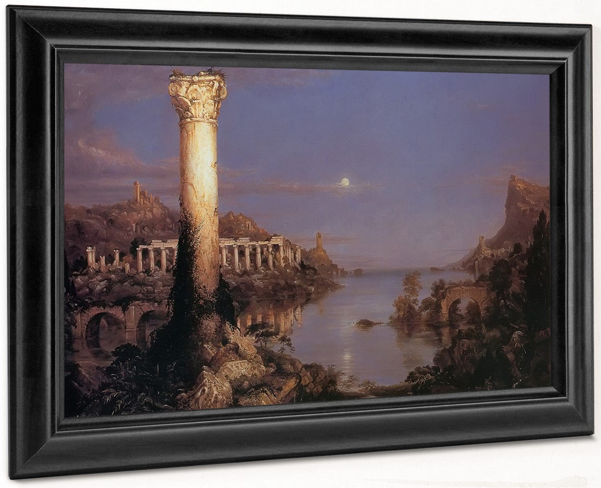 The Course Of Empire Desolation By Thomas Cole Fine Art Print