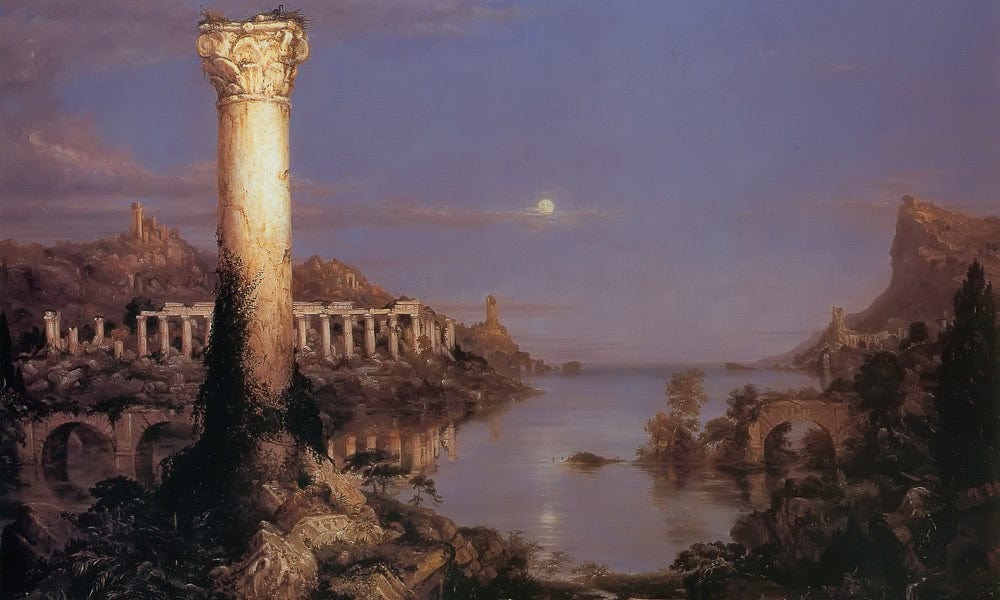 The Course Of Empire Desolation By Thomas Cole Fine Art Print