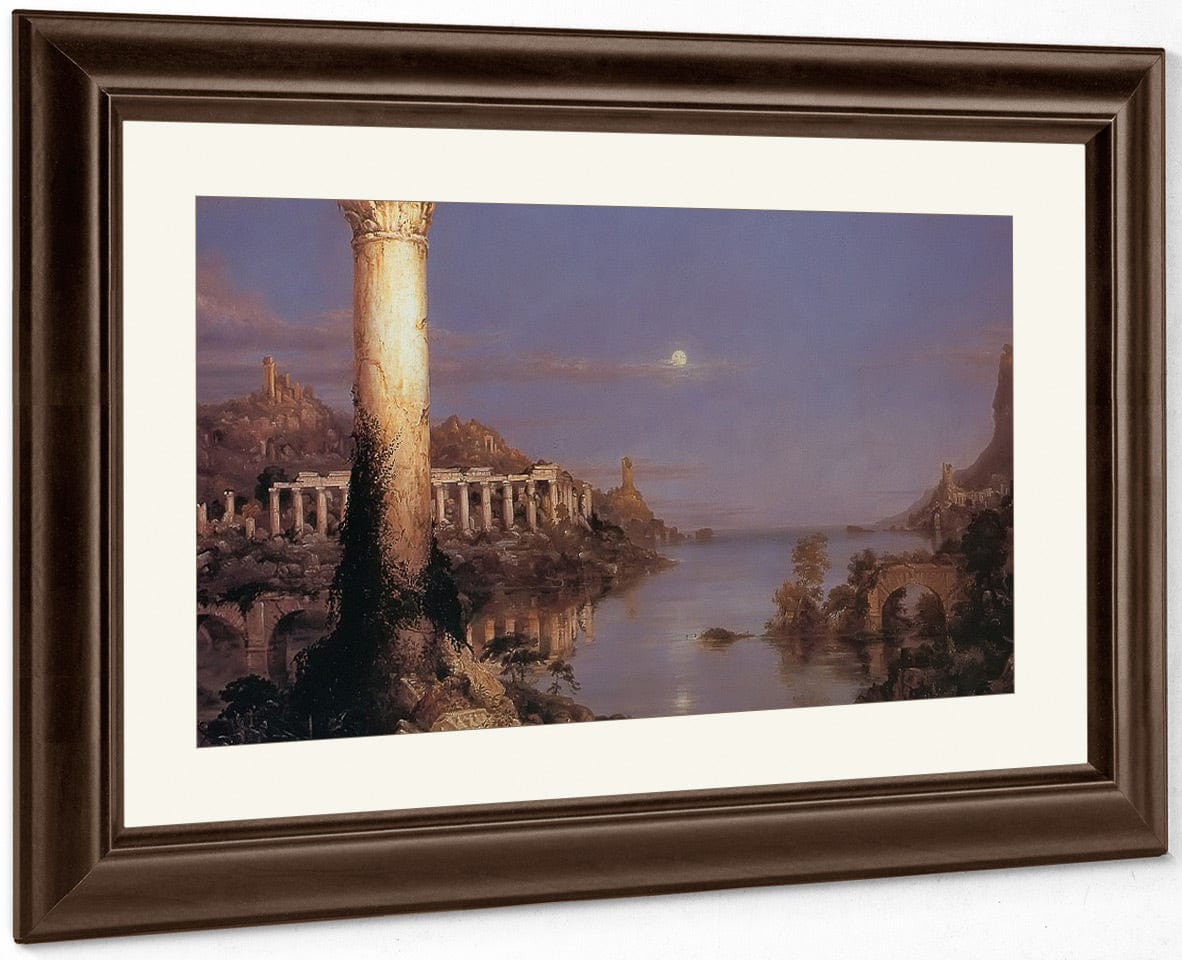 The Course Of Empire Desolation By Thomas Cole Fine Art Print