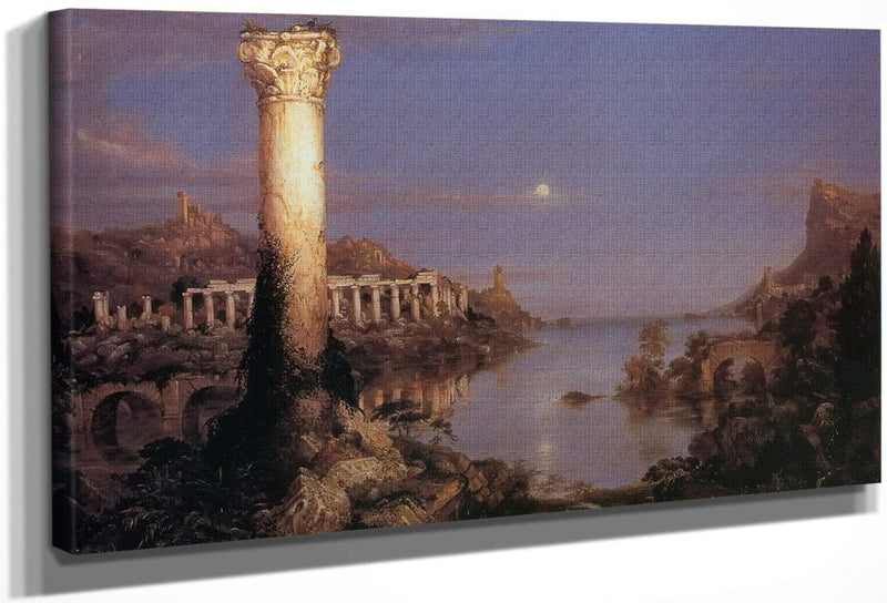 The Course Of Empire Desolation By Thomas Cole Fine Art Print