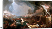 The Course Of Empire Destruction Painting Thomas Cole Canvas Art Fine Art Print