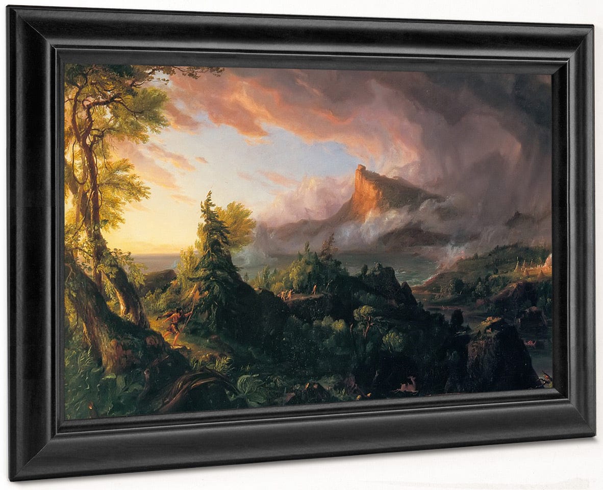 The Course Of Empire The Savage State By Thomas Cole Fine Art Print