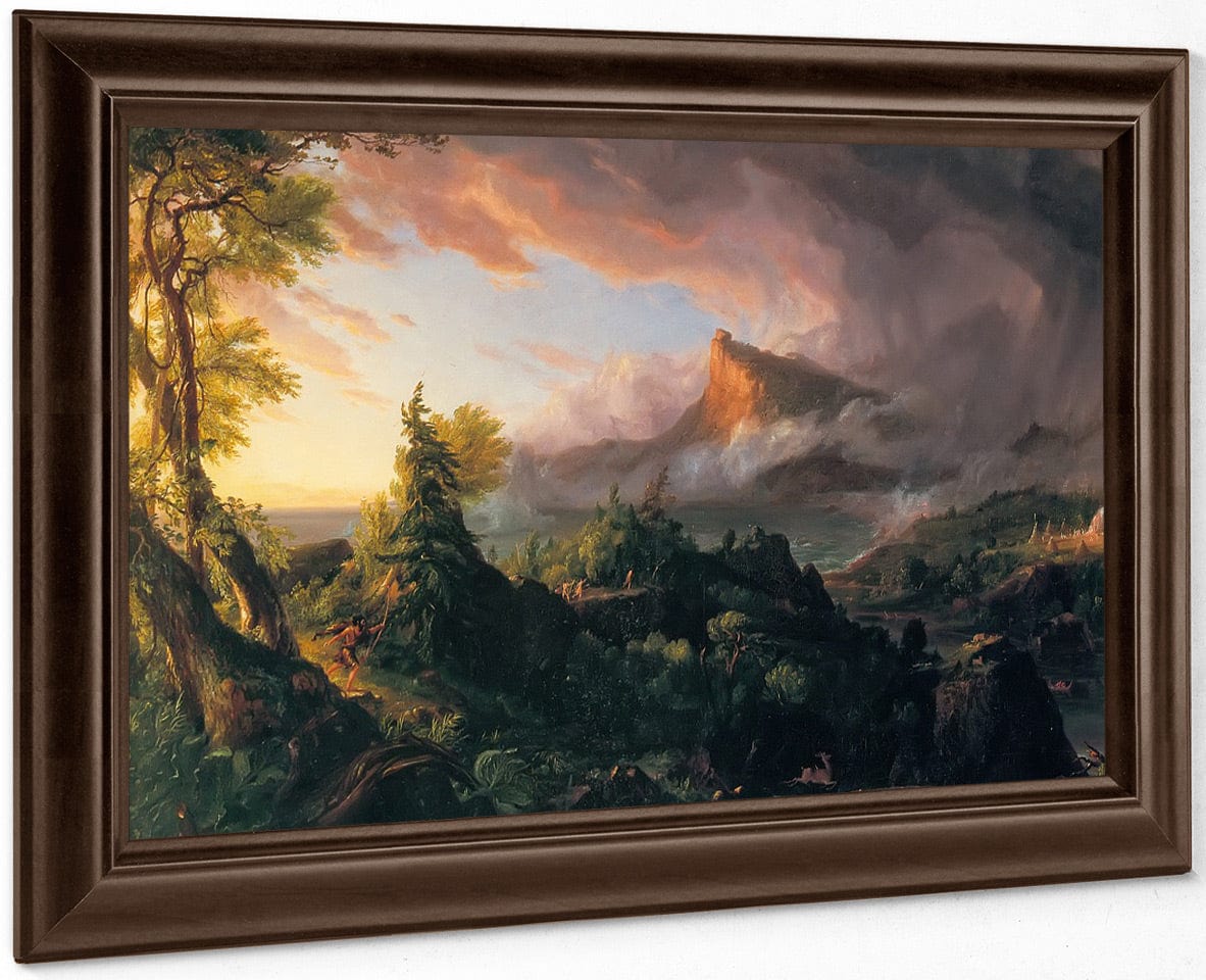 The Course Of Empire The Savage State By Thomas Cole Fine Art Print