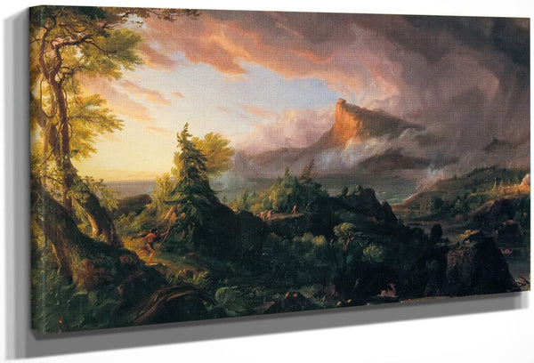The Course Of Empire The Savage State By Thomas Cole Fine Art Print