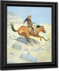 The Cow Boy By Frederic Remington Fine Art Print
