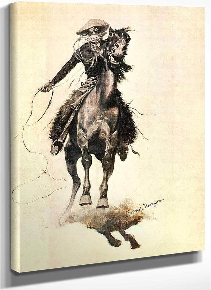 The Cow Puncher By Frederic Remington Fine Art Print