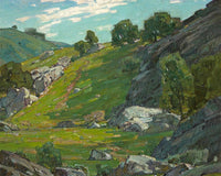 The Cow Trail By William Wendt Fine Art Print