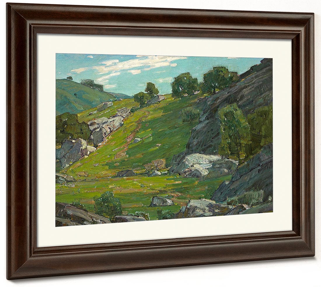 The Cow Trail By William Wendt Fine Art Print