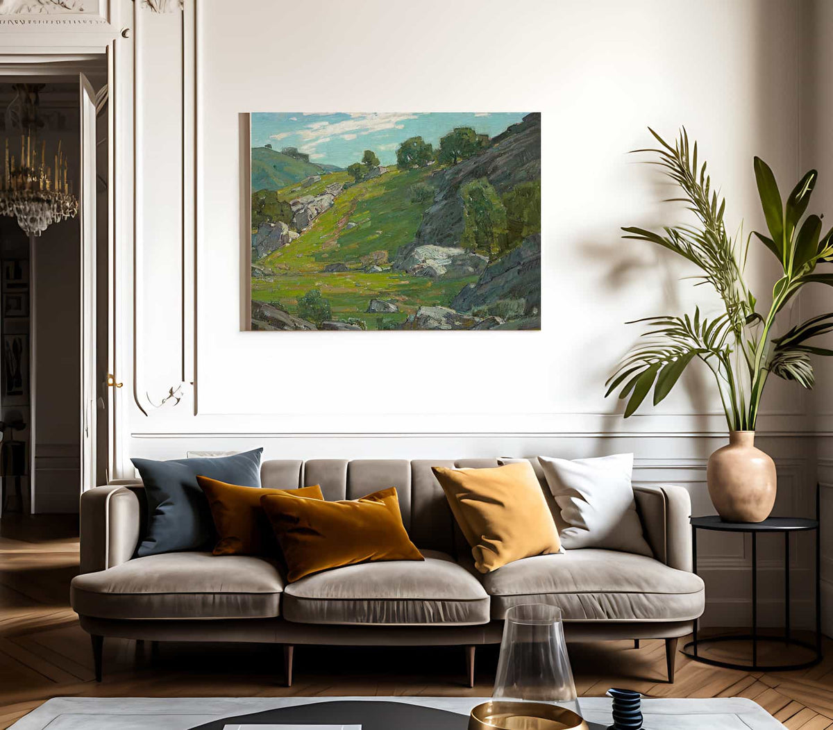 The Cow Trail By William Wendt Fine Art Print